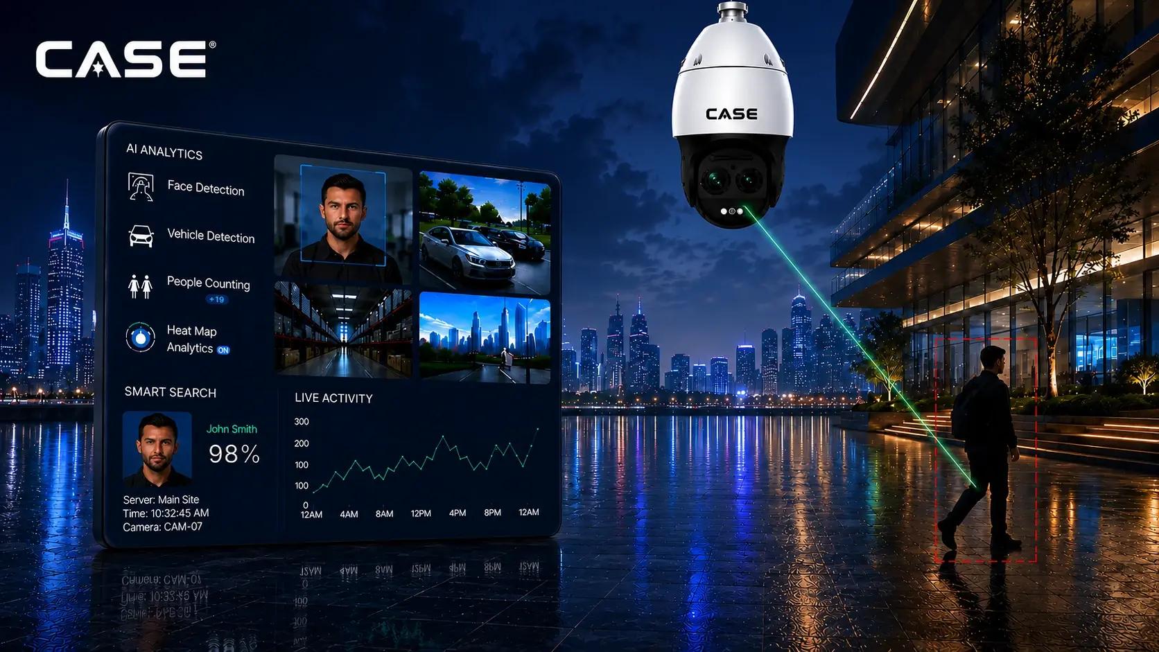 AI video analytics cameras header