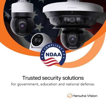 Hanwha NDAA-compliant surveillance solutions