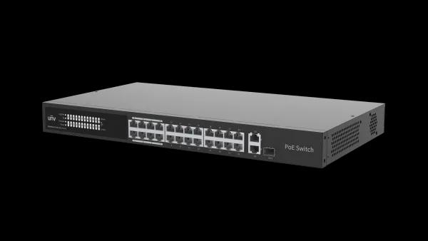 Uniview NSW3000-24T1GT1GC-LPOE-IN Cloud Managed Ethernet Low Power PoE Switch
