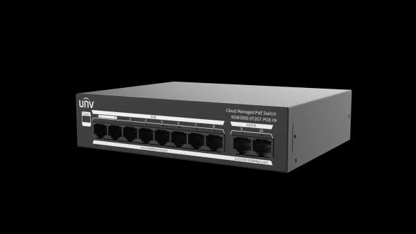 Uniview NSW3000-8T2GT-POE-IN Cloud Managed Ethernet PoE Switch