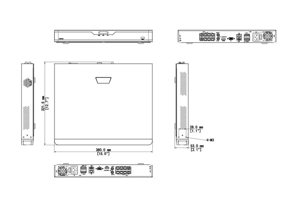 Uniview NVR302-08B-P8-IQ Network Video Recorder