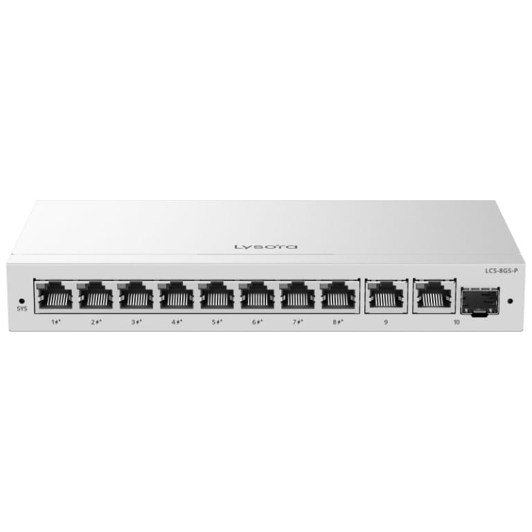 Lysora LCS-8GS-P 8-Port Cloud Managed PoE Switch 120W