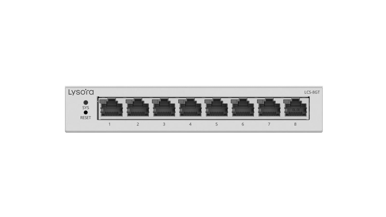 Lysora LCS-8GT 8-Port Gigabit Cloud Managed Switch