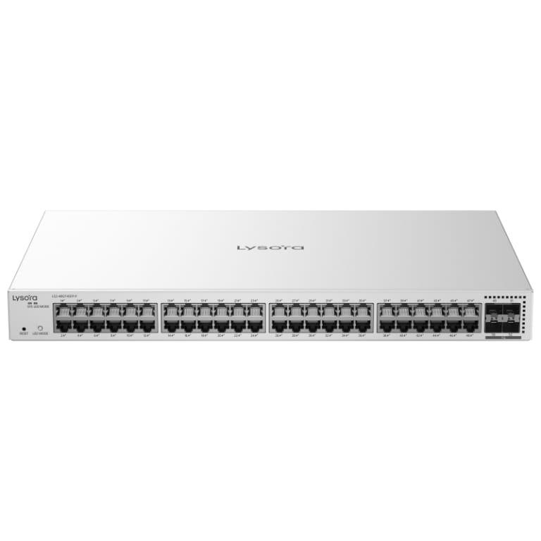 Lysora LS2-48GT4SFP-P 48-Port L2 PoE Switch 370W