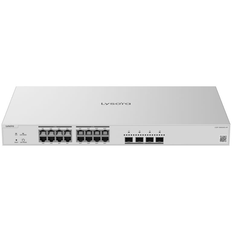 Lysora LS2P-16MG4XS-HP 16-Port Multi-Gigabit L2 PoE Switch