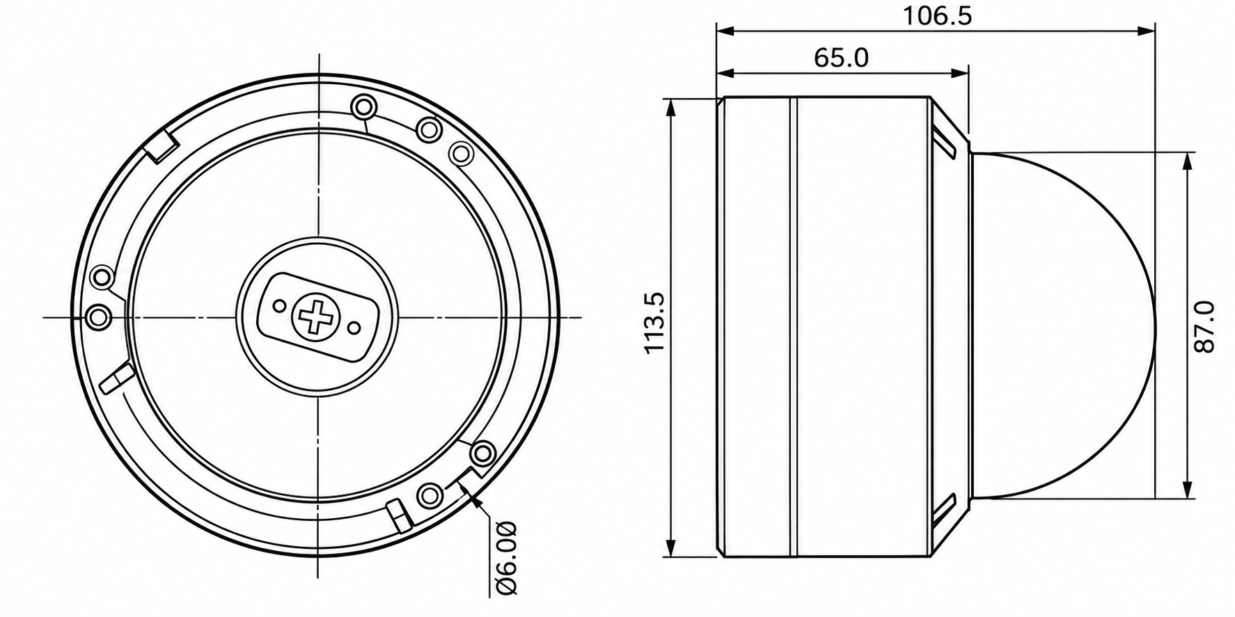 Thumbnail 2 for IDS-IPAID-4MP 4MP AI Dome Camera with Face Detection