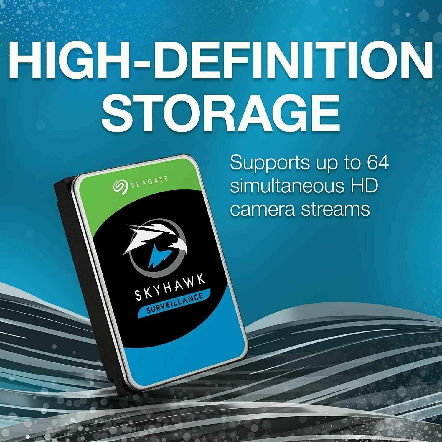 Thumbnail 2 for 1TB Seagate Skyhawk AI SATA III 6.0GB/S 3.5" HDD 256MB NEW 2024