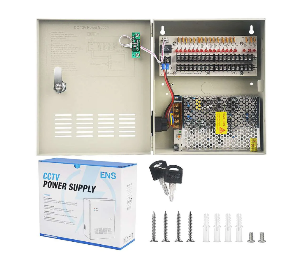 Thumbnail 9 for CP1218-10A Hikvision || Accessory Power Supply Box 12V DC
