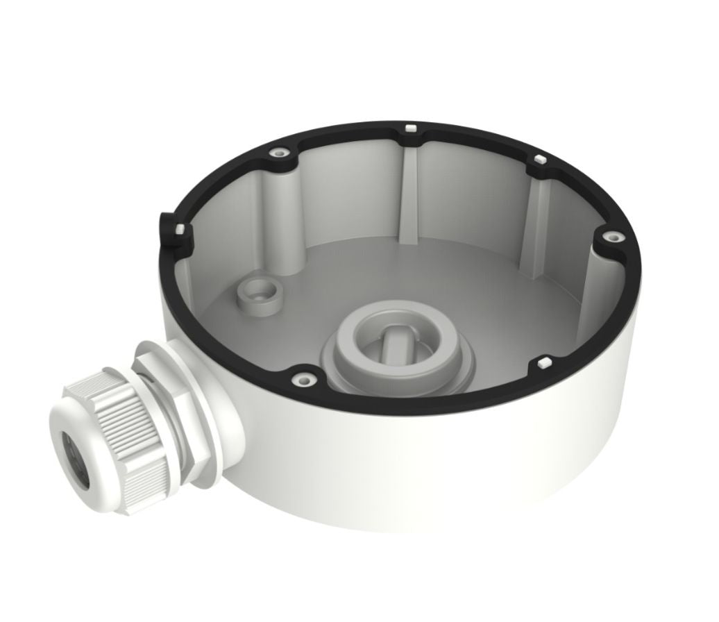 Thumbnail 2 for DS-1280ZJ-DM21 Black Aluminum Waterproof Junction Box for Dome Security Cameras