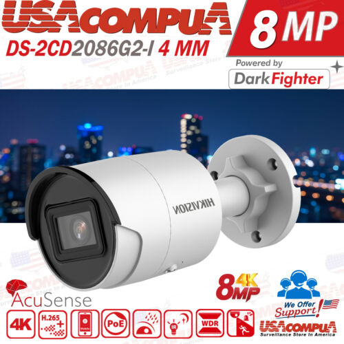Thumbnail 6 for Hikvision DS-2CD2086G2-I 4K 8MP POE DarkFighter AcuSense Camera 2.8/4MM