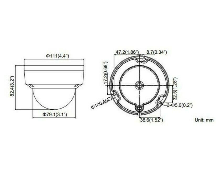 Thumbnail 6 for Hikvision 2MP PoE IP Camera DS-2CD2123G0-I 4mm Weaterproof Dome IP67 IR 30m