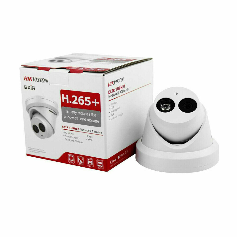 Thumbnail 3 for Hikvision 4MP POE Build-in Mic DS-2CD2343G0-IU Audio Turret Network IP Camera