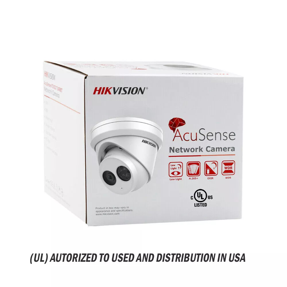 Thumbnail 3 for Hikvision DS-2CD2383G2-IU 8MP AcuSense Fixed Turret Network IP Camera PoE 4K Mic