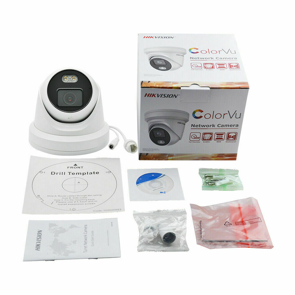 Thumbnail 3 for DS-2CD2387G2-LU Hikvision 8MP PoE 4K ColorVu AcuSense IP camera MIC HD