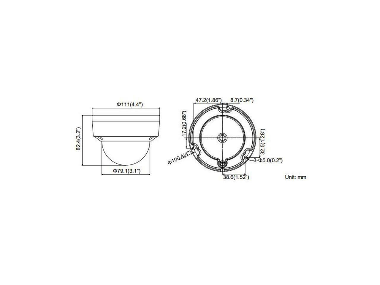 Thumbnail 3 for Hikvision 5MP Camera WDR Vandal Proof DS-2CE56H5T-VPITEB EXIR US 2.8mm