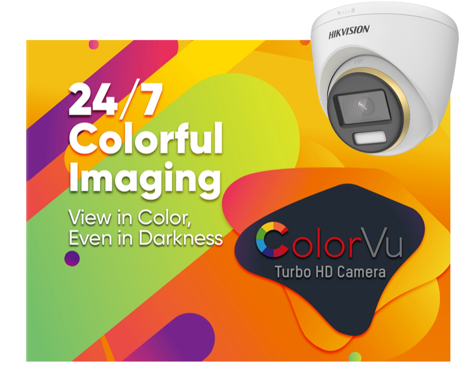 Thumbnail 3 for Hikvision DS-2CE70DF0T-MF 2 MP ColorVu Fixed Turret Camera