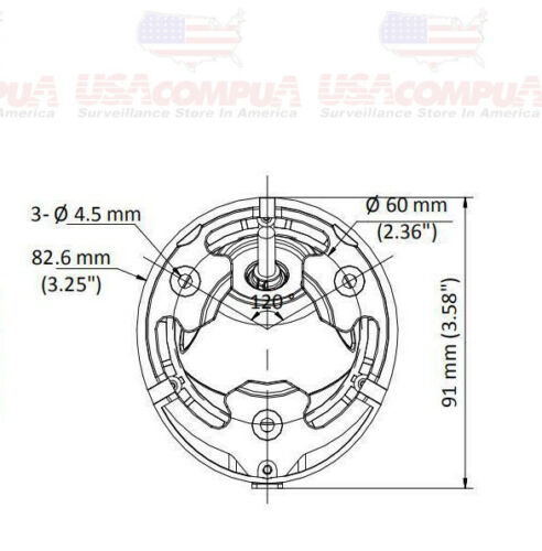 Thumbnail 6 for Hikvision DS-2CE76U1T-ITMF 4K Analog Turbo HD EXIR 4-in-1 2.8 mm Lens Mini-dome