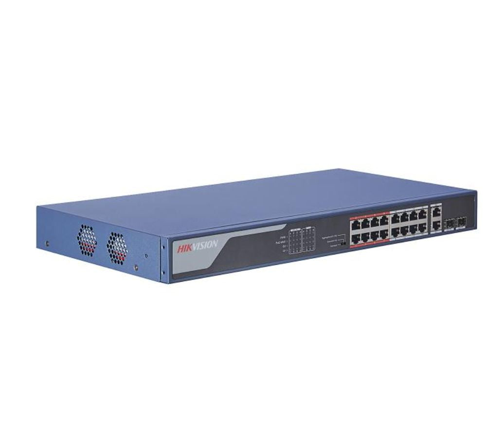 Thumbnail 8 for DS-3E0318P-E(B) Hikvision 16 Port Fast Ethernet Unmanaged POE Switch