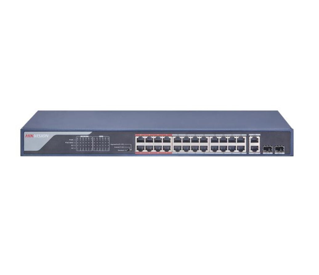 Thumbnail 6 for Hikvision DS-3E0326P-E2 Unmanaged Ethernet 24 PoE Switch 100Mbps Network Access