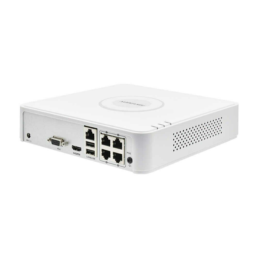 Thumbnail 3 for Hikvision 4CH POE 4 Channel NVR DS-7104NI-Q1/4P Original English W/Hard Drive