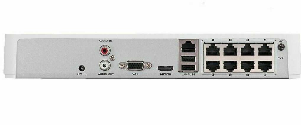 Thumbnail 3 for Hikvision DS-7108NI-Q1/8P 8-Channel PoE NVR with 6MP Support and H.265+