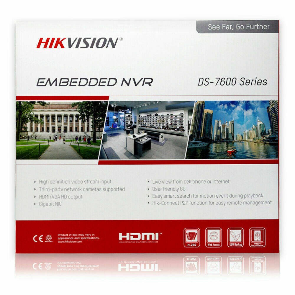 Thumbnail 3 for DS-7208HQHI-K2 DVR 8CH Hikvision Turbo HD 4K interface Hard disk optional