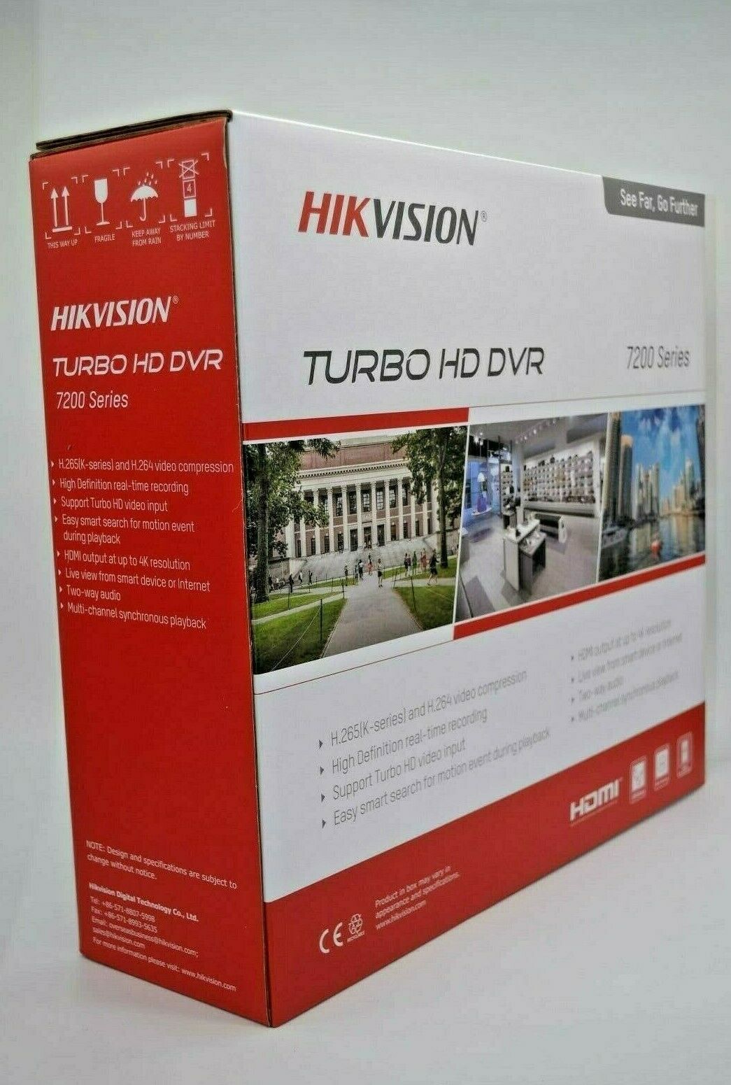 Thumbnail 3 for DS-7216HQHI-K2 Hikvision 16CH DVR 16 Channel + 4 IP 4MP 4k-out HDD Optional