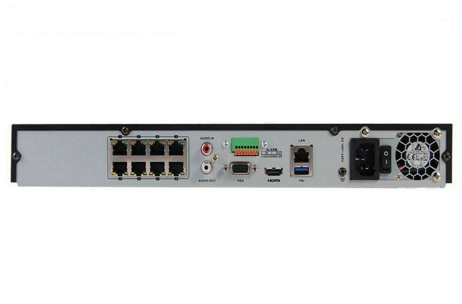 Thumbnail 2 for DS-7608NI-K2/8P OEM HIKVISION NVR 8CH 8 POE 4K Channel security H.265 (UL)