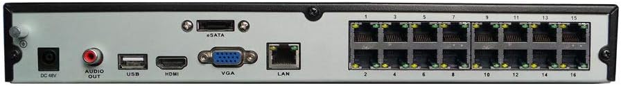 Thumbnail 3 for Hikvision DS-7616NI-Q2/16P 16-Channel 4K PoE Network Video Recorder