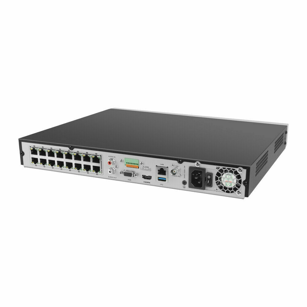 Thumbnail 6 for Hikvision 4K AcuSense 16CH 16POE NVR DS-7616NXI-I2/16P/4S 4CH Deep Learning