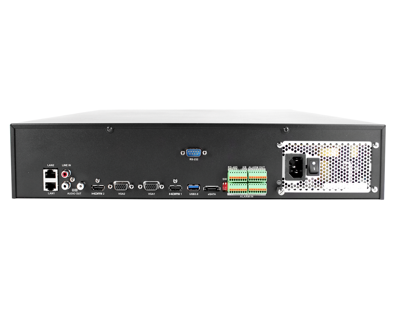 Hikvision 32CH NVR DS-9632NI-I8 Up to 12MP Resolution 8 Sata Pro Line