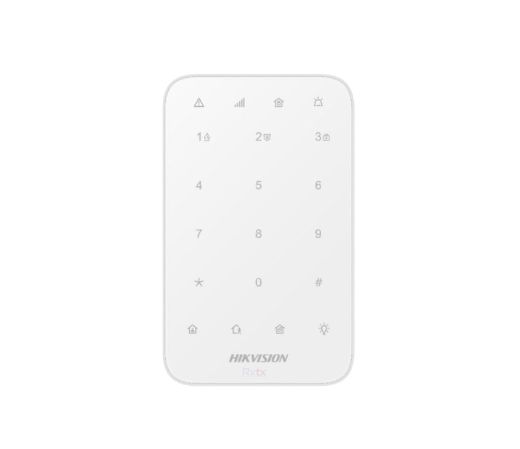 Thumbnail 2 for DS-PK1-E-WB Hikvision Wireless LED Keypad 433 MHz two-way