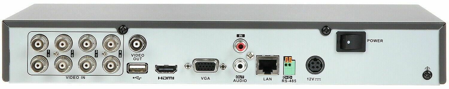 Thumbnail 3 for Hikvision iDS-7208HQHI-M1/S 8-Channel AcuSense H.265 Hybrid DVR