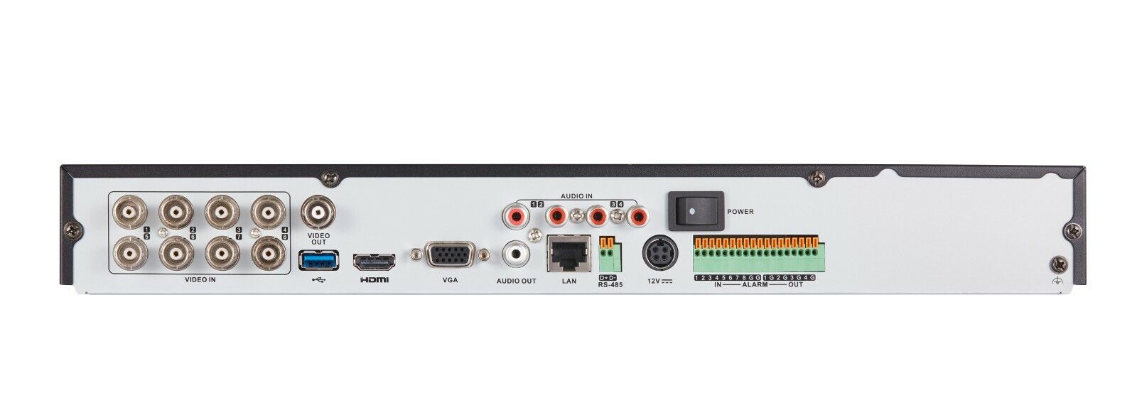 Thumbnail 6 for Hikvision IDS-7208HUHI-M2/P 8CH DVR 4K Dvr-xvr 8 Channel Usa Version (ul) Hybrid with Power Over Coaxial