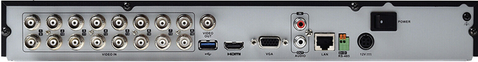 Thumbnail 2 for Hikvision iDS-7216HQHI-M1/S 16-Channel AcuSense DVR 4K Output H.265 Pro+