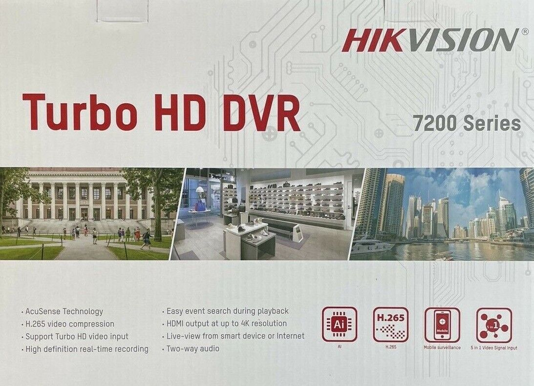 Thumbnail 3 for Hikvision iDS-7216HQHI-M1/S 16-Channel AcuSense DVR 4K Output H.265 Pro+