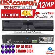 Thumbnail 2 for Hikvision IDS-9632NXI-I8/16S 32-ch 2U 4K DeepinMind NVR