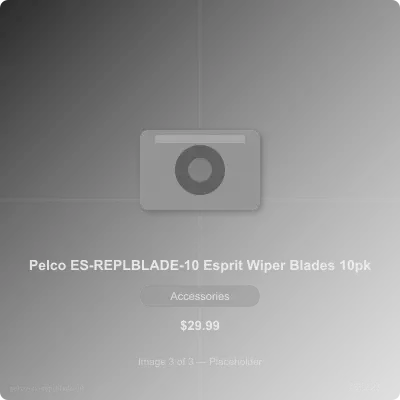 Thumbnail 3 for Pelco ES-REPLBLADE-10 Esprit Wiper Replacement Blades, 10-Pack