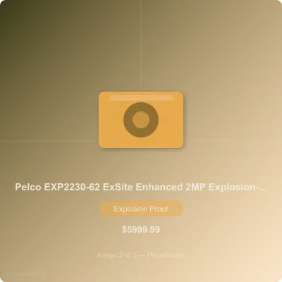 Thumbnail 2 for Pelco EXP2230-62 EXSITE 2 Series 2MPExplosion Proof PTZ Camera
