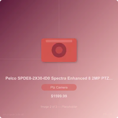 Thumbnail 2 for Pelco SPDE8-2X30-ID0 2MP Spectra Enhanced 8 Series PTZ  In-Ceiling Camera