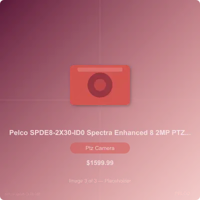 Thumbnail 3 for Pelco SPDE8-2X30-ID0 2MP Spectra Enhanced 8 Series PTZ  In-Ceiling Camera