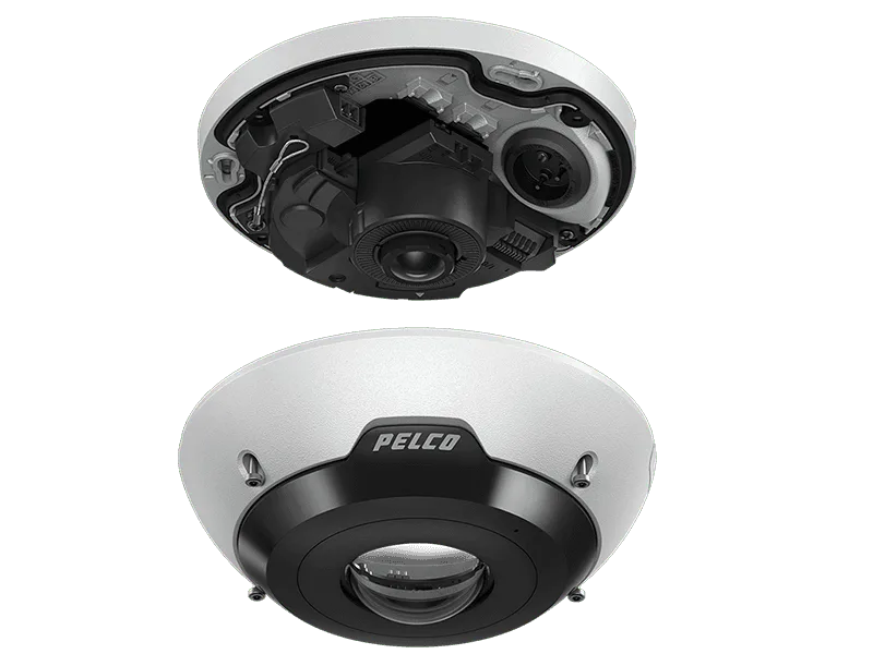 Thumbnail 3 for Pelco SRXF3-12360-ES Sarix Fisheye 3 Series 12MP Surface Mount Camera, 1.74mm Fixed Lens, IP66/IP67