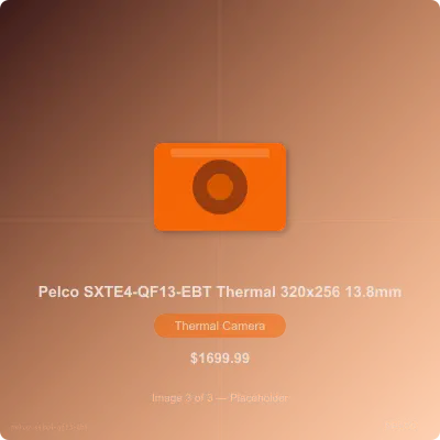 Thumbnail 3 for Pelco SXTE4-QF13-EBT Sarix Thermal Enhanced 4 Series Camera System, 320x256 Resolution, 13.8mm Lens