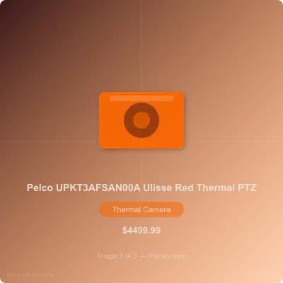Thumbnail 3 for Pelco UPKT3AFSAN00A Ulisse Red Color Thermal PTZ Full Internet Protocol