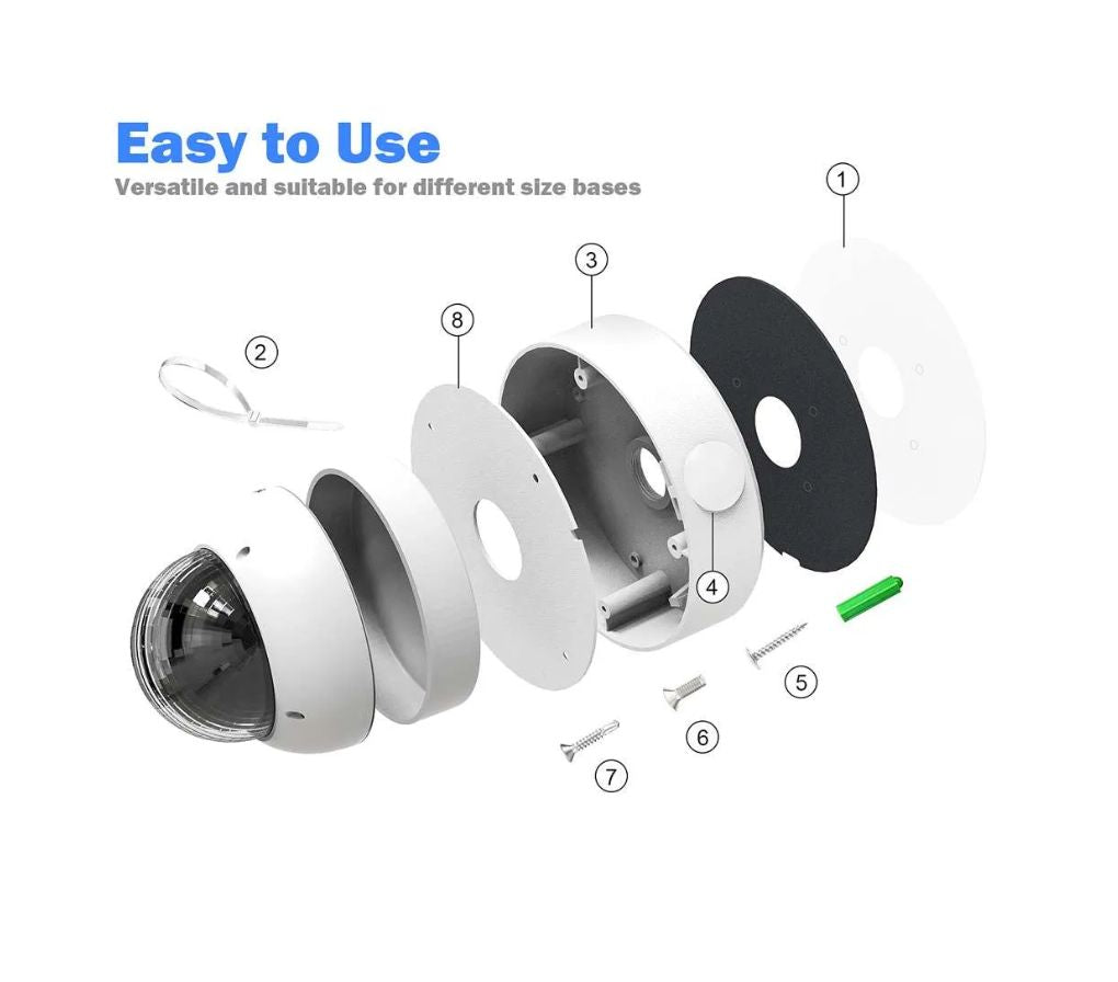 Thumbnail 4 for UBJ120-W Tvt UJB120-W || Accessory Bracket Universal j-box compatible
