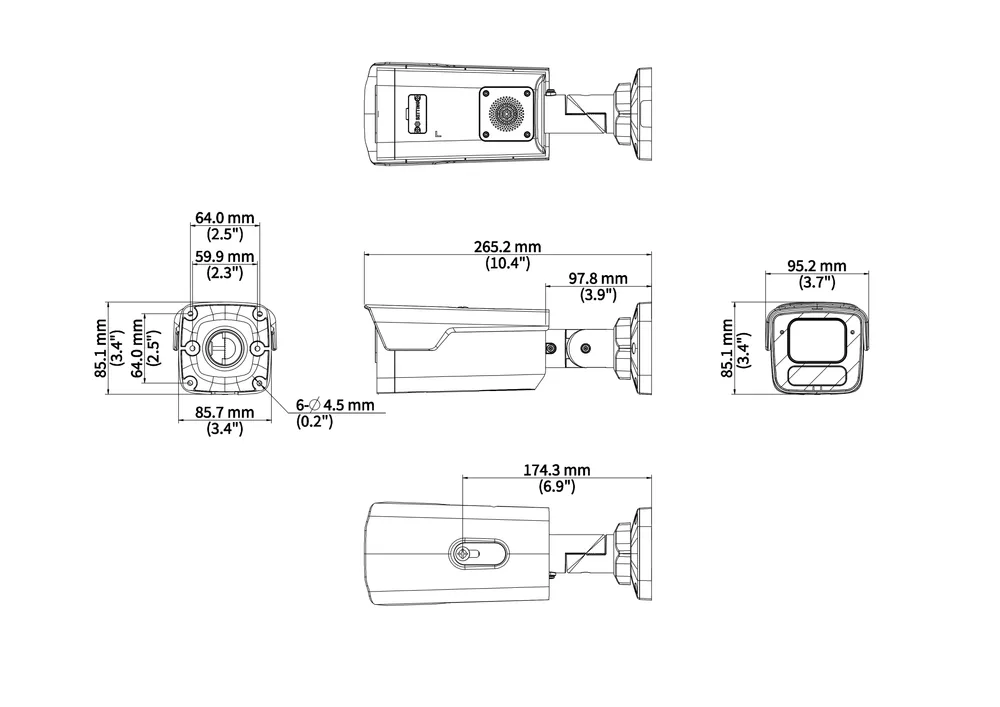 Thumbnail 4 for Uniview IPC2B14SE-ADF28(40)KMC-WP-I1 4MP OwlView Plus Tri-Guard Fixed Dual-light Bullet Network Camera