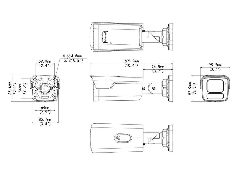 Thumbnail 6 for Uniview IPC2B18SE-ADF28K-WP-I1N 8MP ColorHunter with Wise-ISP Fixed Warm Light Bullet Network Camera
