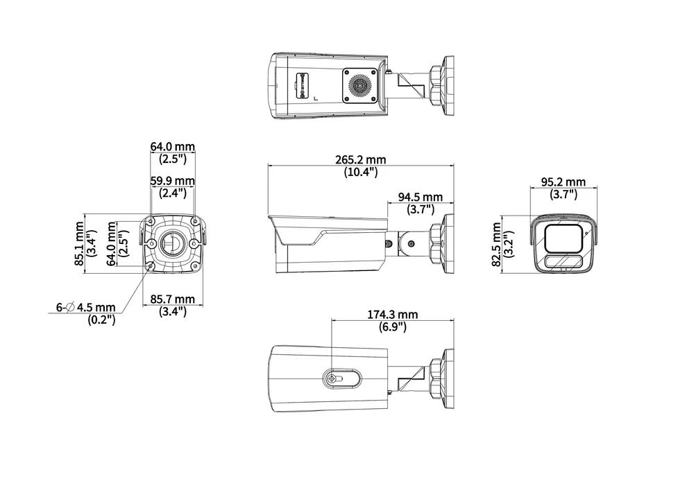 Thumbnail 4 for Uniview IPC2B18SS-ADF28(40)KMC-I1 8MP HD Intelligent Light and Audible Warning Fixed Bullet Network Camera