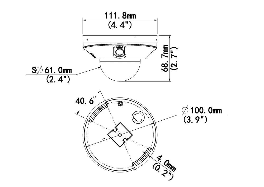 Thumbnail 5 for Uniview IPC312LP-ADF20KC-DL 2MP HD Active Deterrence Mini Dome Network Camera for elevator