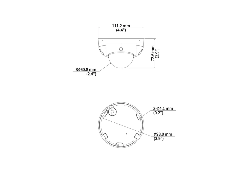 Thumbnail 4 for Uniview IPC314SB-ADF28KMC-DL-I1 4MP HD Intelligent Light and Audible Warning Fixed Mini Dome Camera